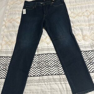 Express Blue Straight Leg Jeans